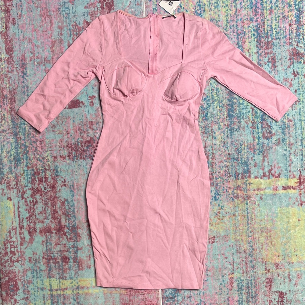 NWT Fashion Nova Pink Bodycon Dress